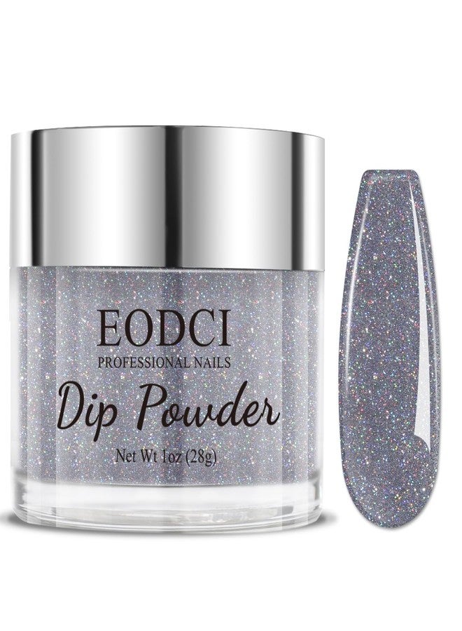 EODCI Gray Dip Powder, 1 Oz/28g Nail Dipping Powder for DIY Manicure Salon at Home Easy to Use Dip for Women gift No Needed Nail Lamp Curing - Image 1